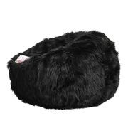 Lush Fur Bean Bag - Black gallery detail image