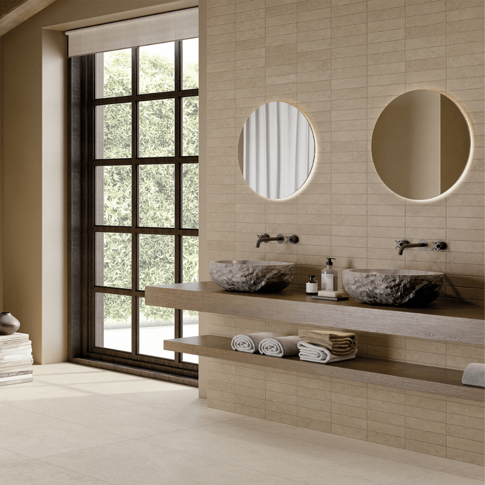 Lutezia Brick Beige tile gallery detail image