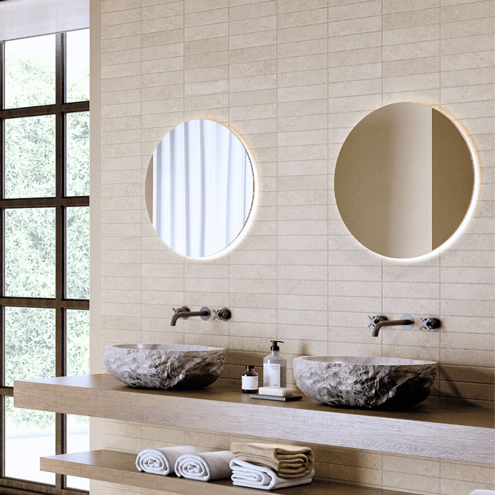 Lutezia Brick Ivory tile gallery detail image