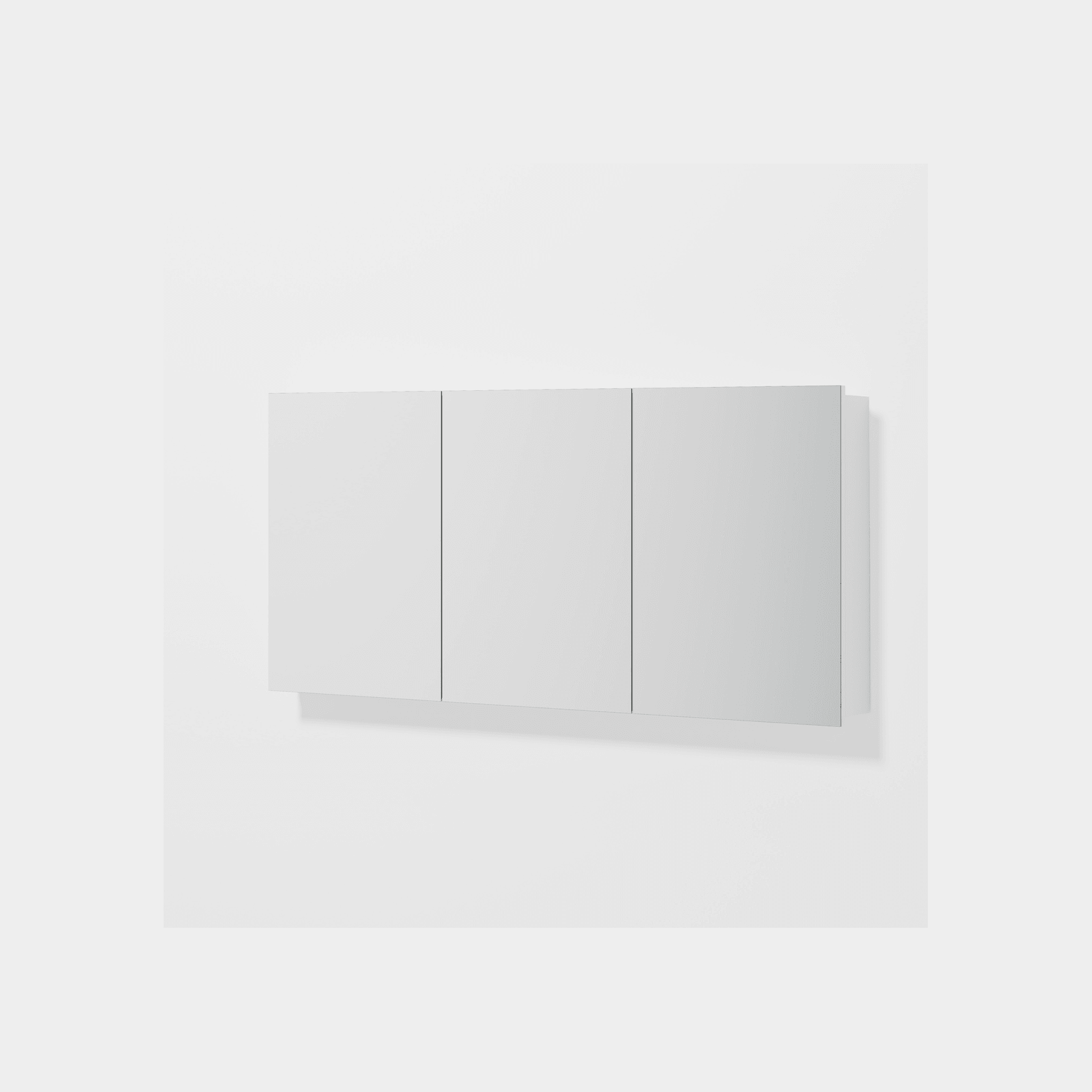 Luxe 1500mm Mirror Cabinet With Demister | 3 Door gallery detail image