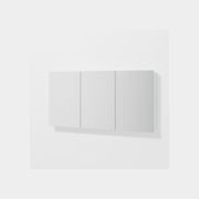 Luxe 1500mm Mirror Cabinet | 3 Door gallery detail image