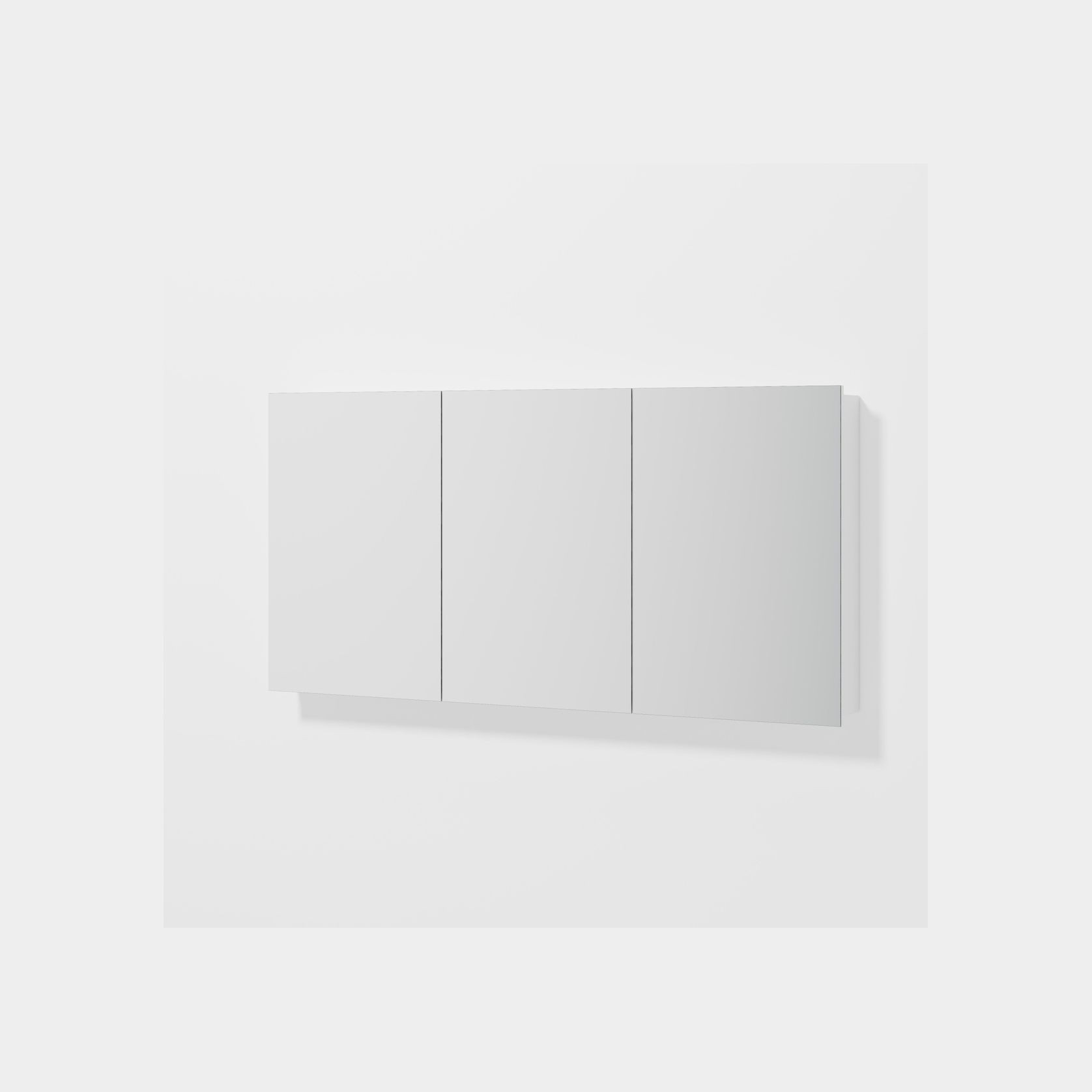Luxe 1500mm Mirror Cabinet With Demister | 3 Door gallery detail image