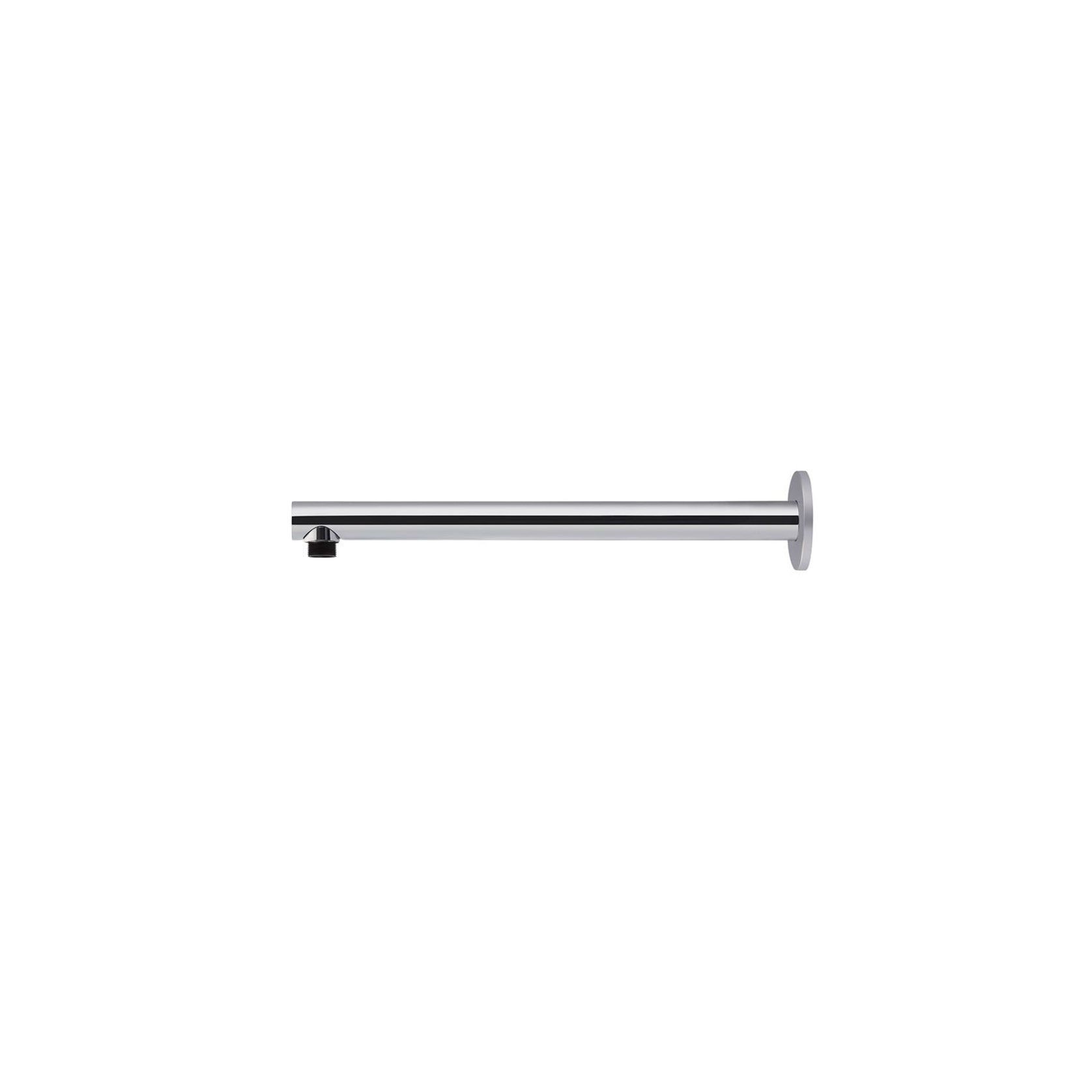 Round Wall Shower Arm 400mm - Polished Chrome gallery detail image