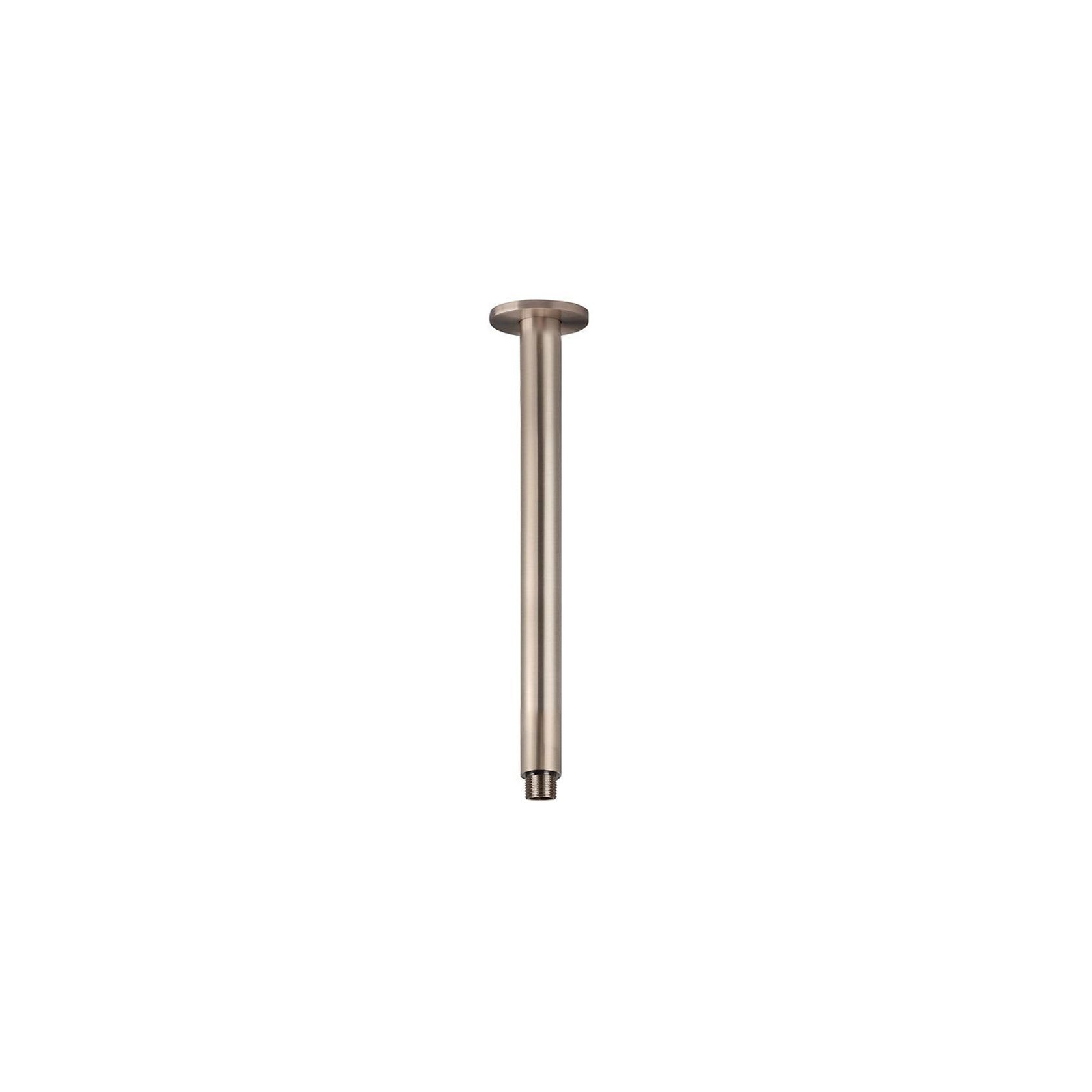 Round Ceiling Shower Arm 300mm - Champagne gallery detail image