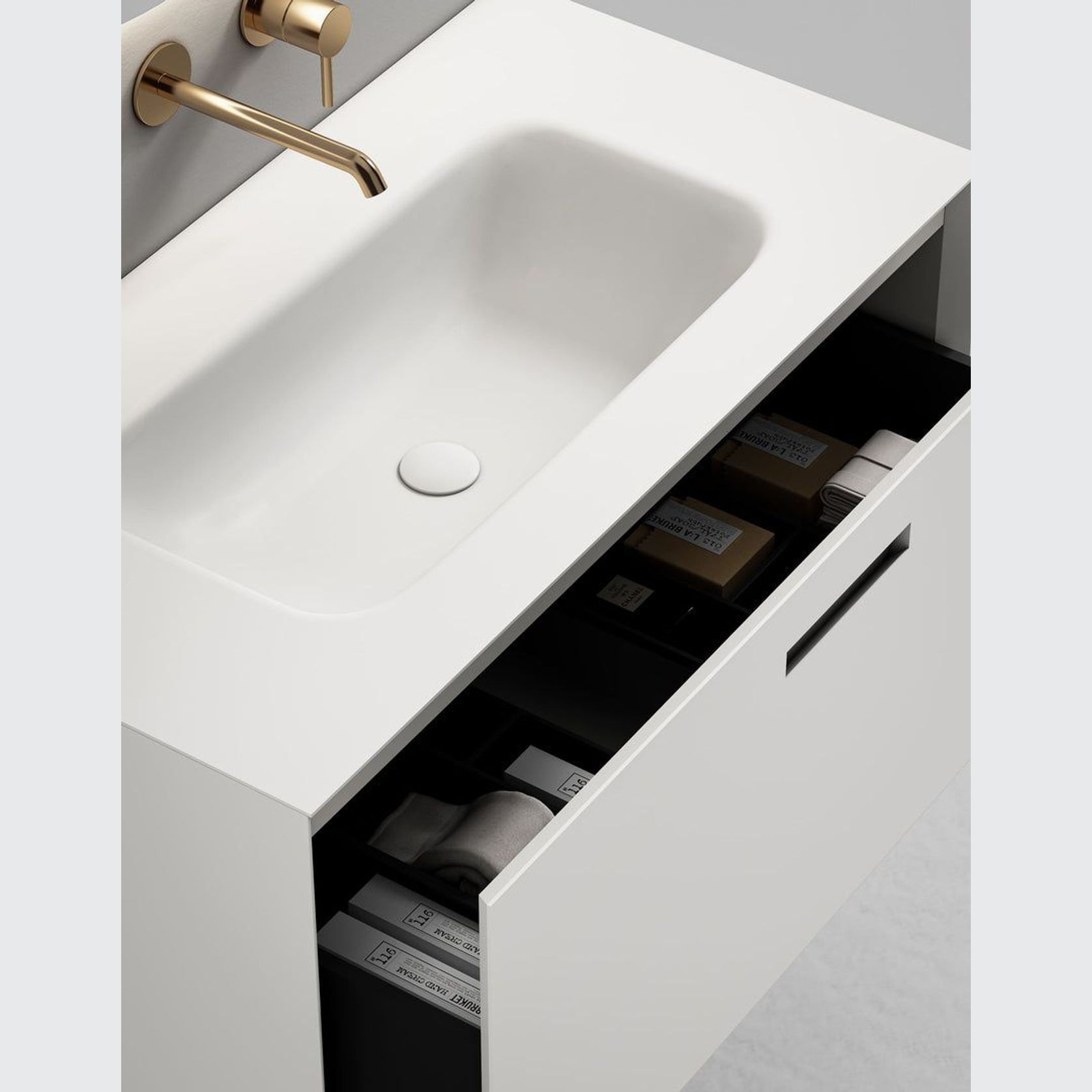 Magellan 900 - Matte White Vanity gallery detail image