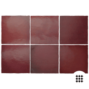 MARGOT BURGUNDY MATT 132X132MM gallery detail image