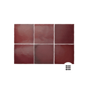 MARGOT BURGUNDY MATT 132X132MM gallery detail image