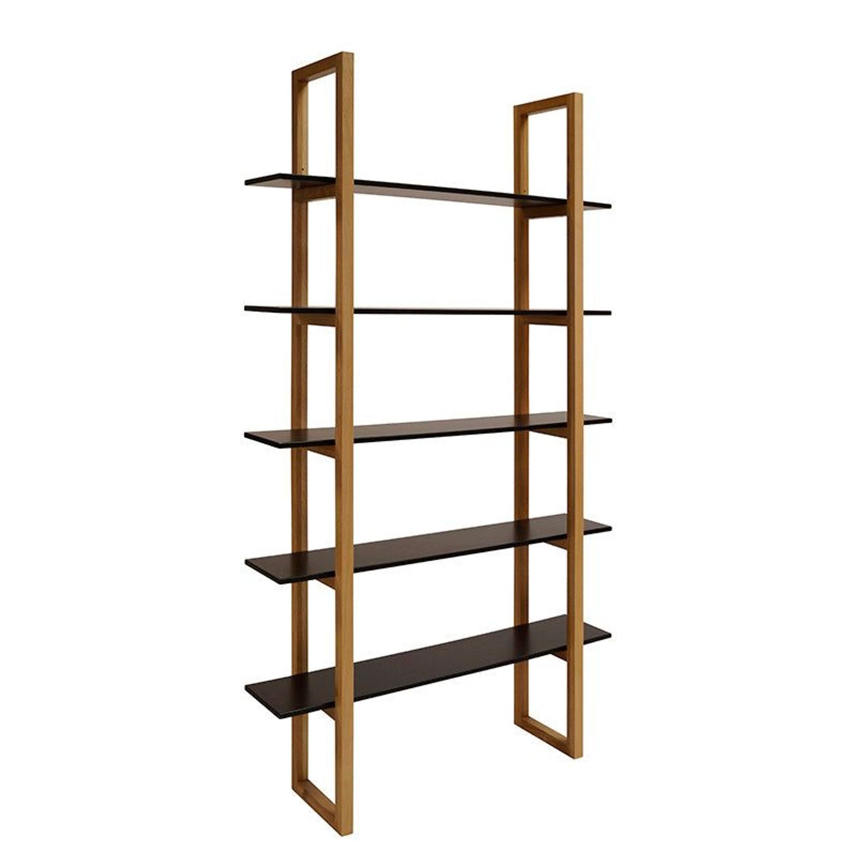 MAREN Display Unit 110cm - Natural & Black gallery detail image