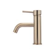 Round Basin Mixer Curved - Champagne gallery detail image