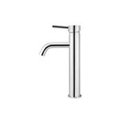 Round Tall Basin Mixer Curved - Polished Chrome gallery detail image