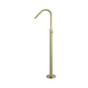 Round Freestanding Bath Spout and Hand Shower - Tiger Bronze gallery detail image