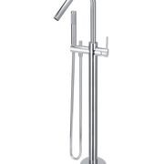 Meir Round Freestanding Bath Spout and Hand Shower Lustre Bronze gallery detail image