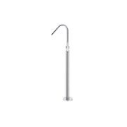 Round Freestanding Bath Spout and Hand Shower - Polished Chrome gallery detail image