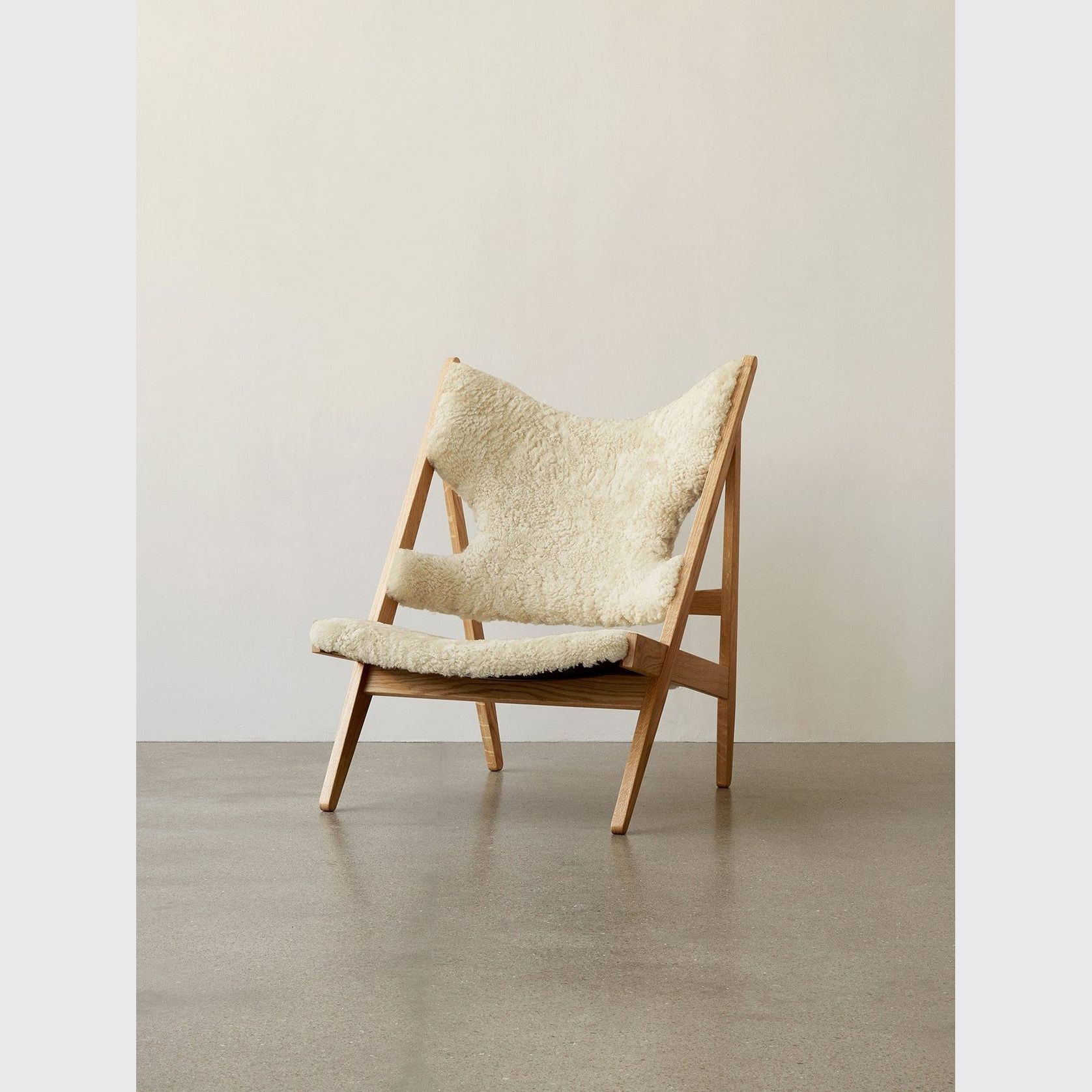 Audo CPH Knitting Lounge Chair, Sheepskin gallery detail image