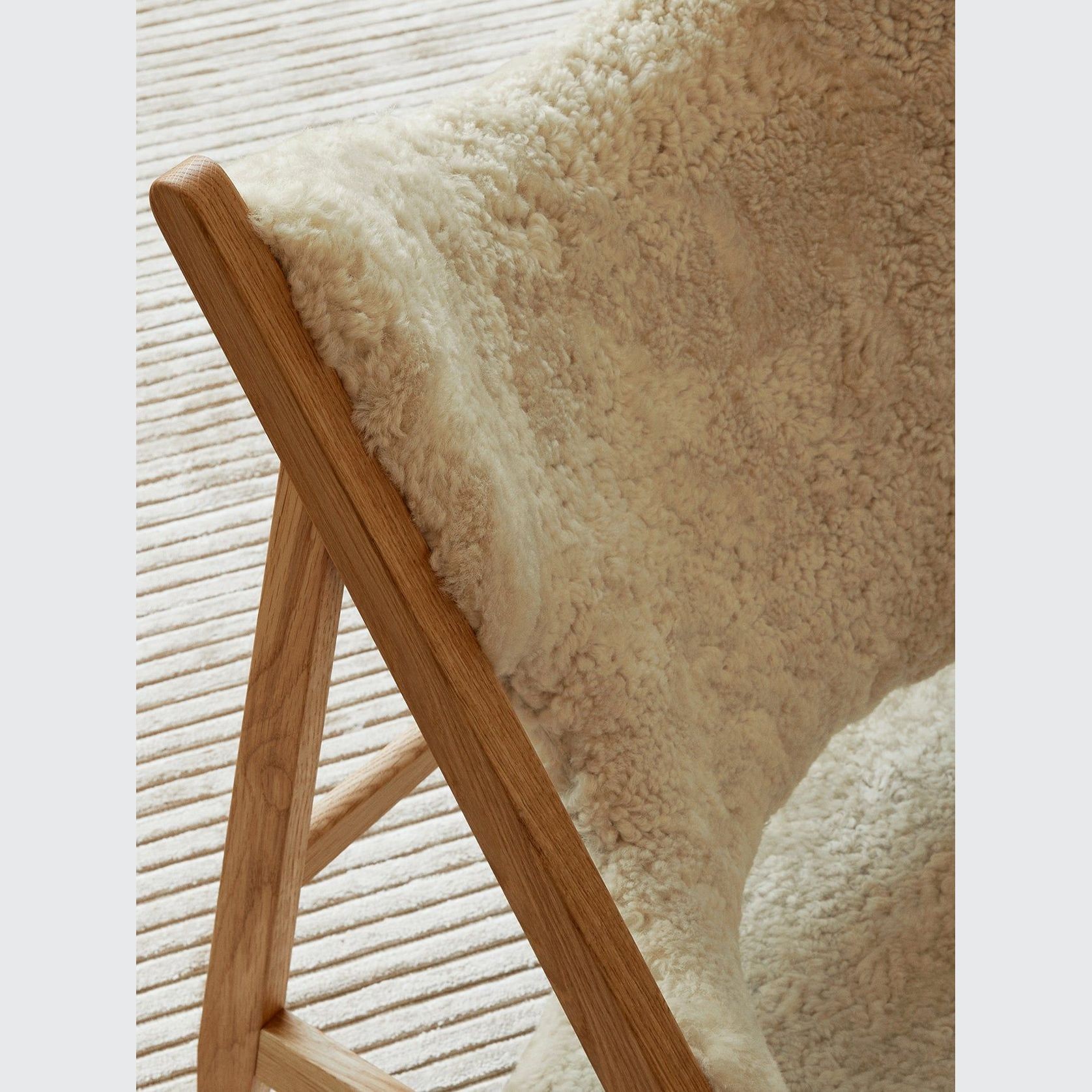 Audo CPH Knitting Lounge Chair, Sheepskin gallery detail image
