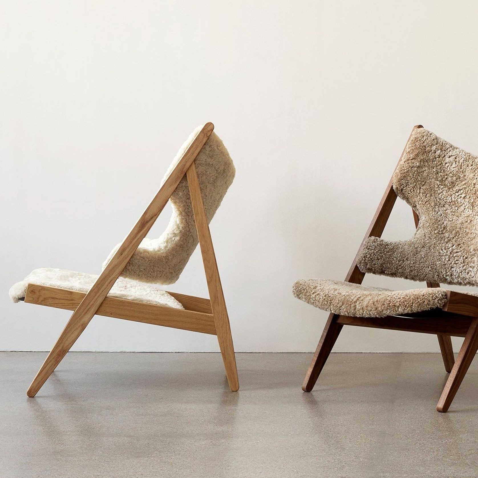 Audo CPH Knitting Lounge Chair, Sheepskin gallery detail image