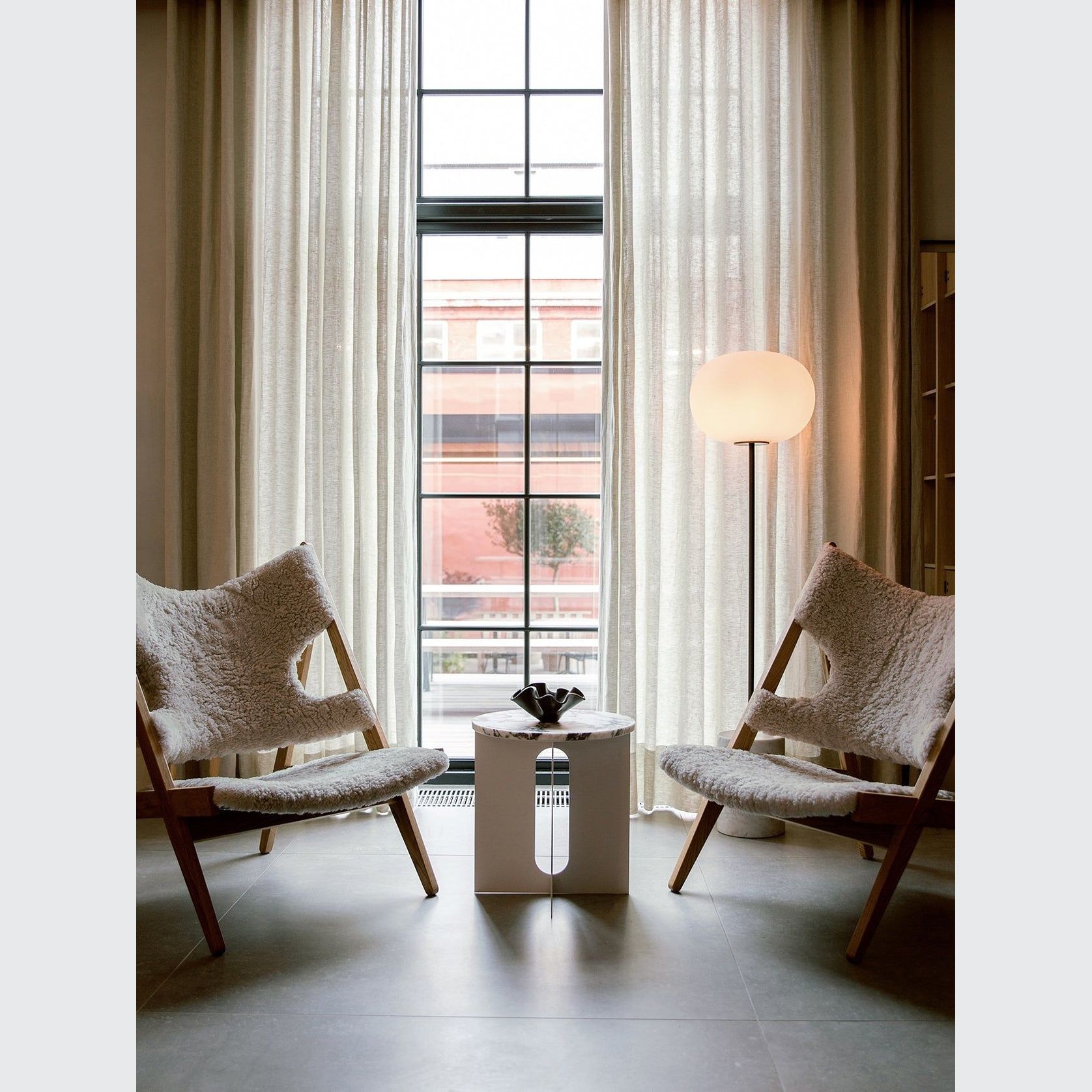 Audo CPH Knitting Lounge Chair, Sheepskin gallery detail image