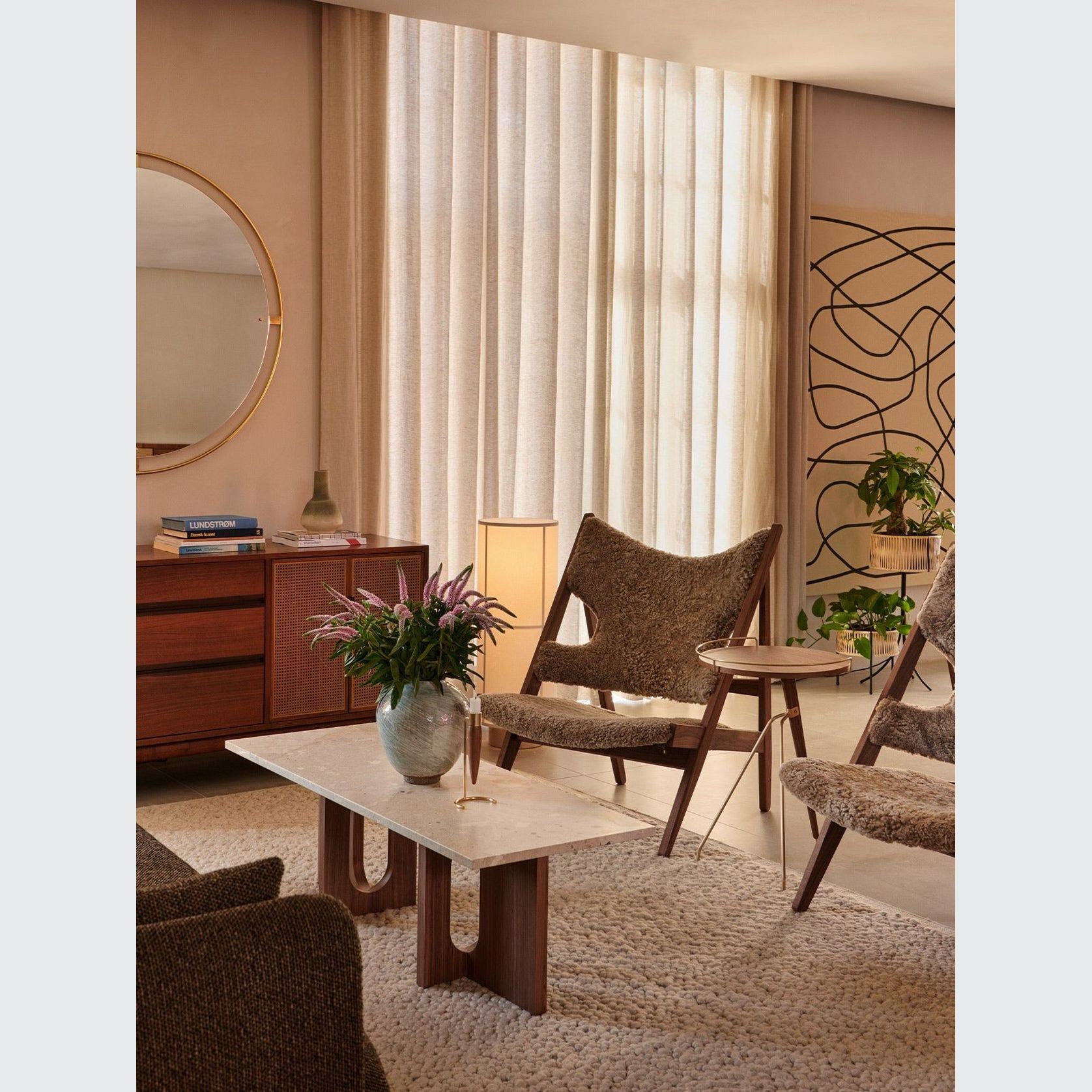 Audo CPH Knitting Lounge Chair, Sheepskin gallery detail image