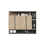 BAXTER Display Cabinet 190cm - Acacia & Carbon Grey gallery detail image