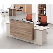 CONELLI Reception Desk  2.4M - Light Walnut gallery detail image