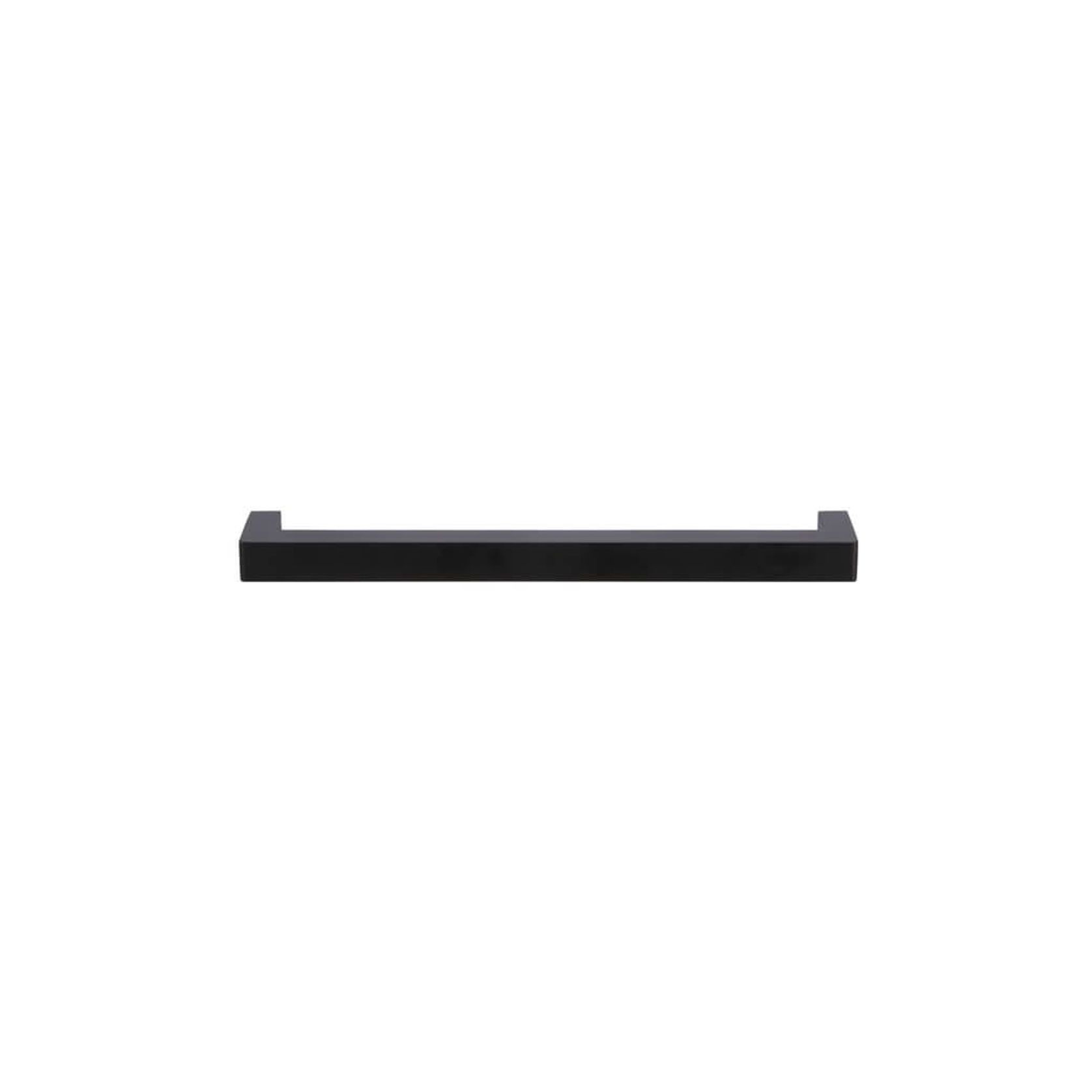 Square Handle for Cabinets 224mm - Matte Black gallery detail image