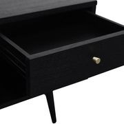 RANIA Study Desk Console 120cm - Black Ash gallery detail image