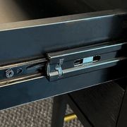 RANIA Study Desk Console 120cm - Black Ash gallery detail image