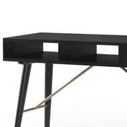 RANIA Study Desk Console 120cm - Black Ash gallery detail image