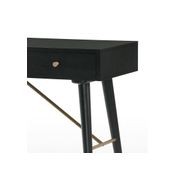 RANIA Study Desk Console 120cm - Black Ash gallery detail image
