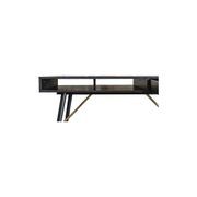 RANIA Study Desk Console 120cm - Black Ash gallery detail image
