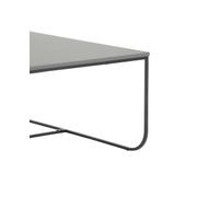 MARIT Coffee Table - 90cm - Grey + Black Metal gallery detail image