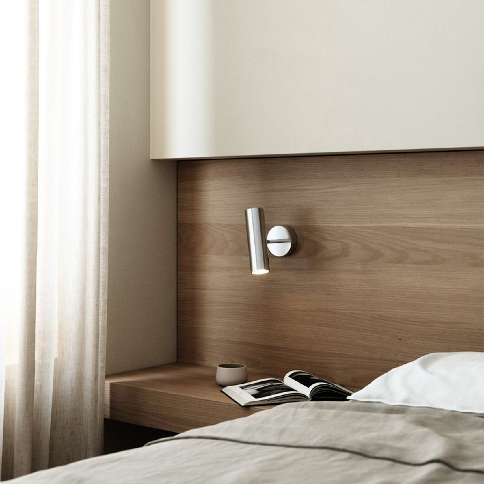 MIB 6 Wall Light Chrome gallery detail image