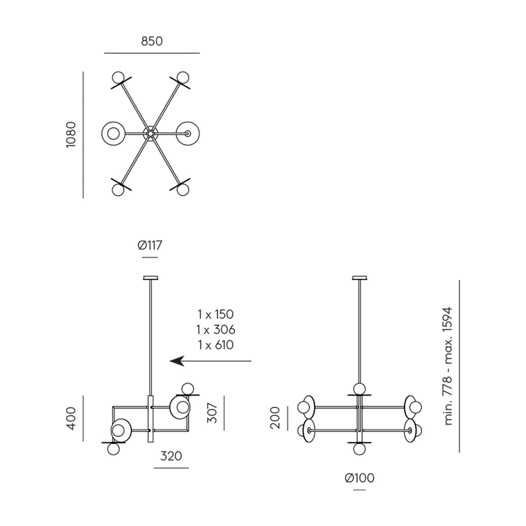 Miro 6lt Pendant Light gallery detail image