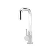 Round Kitchen Mixer Tap - Polished Chrome gallery detail image