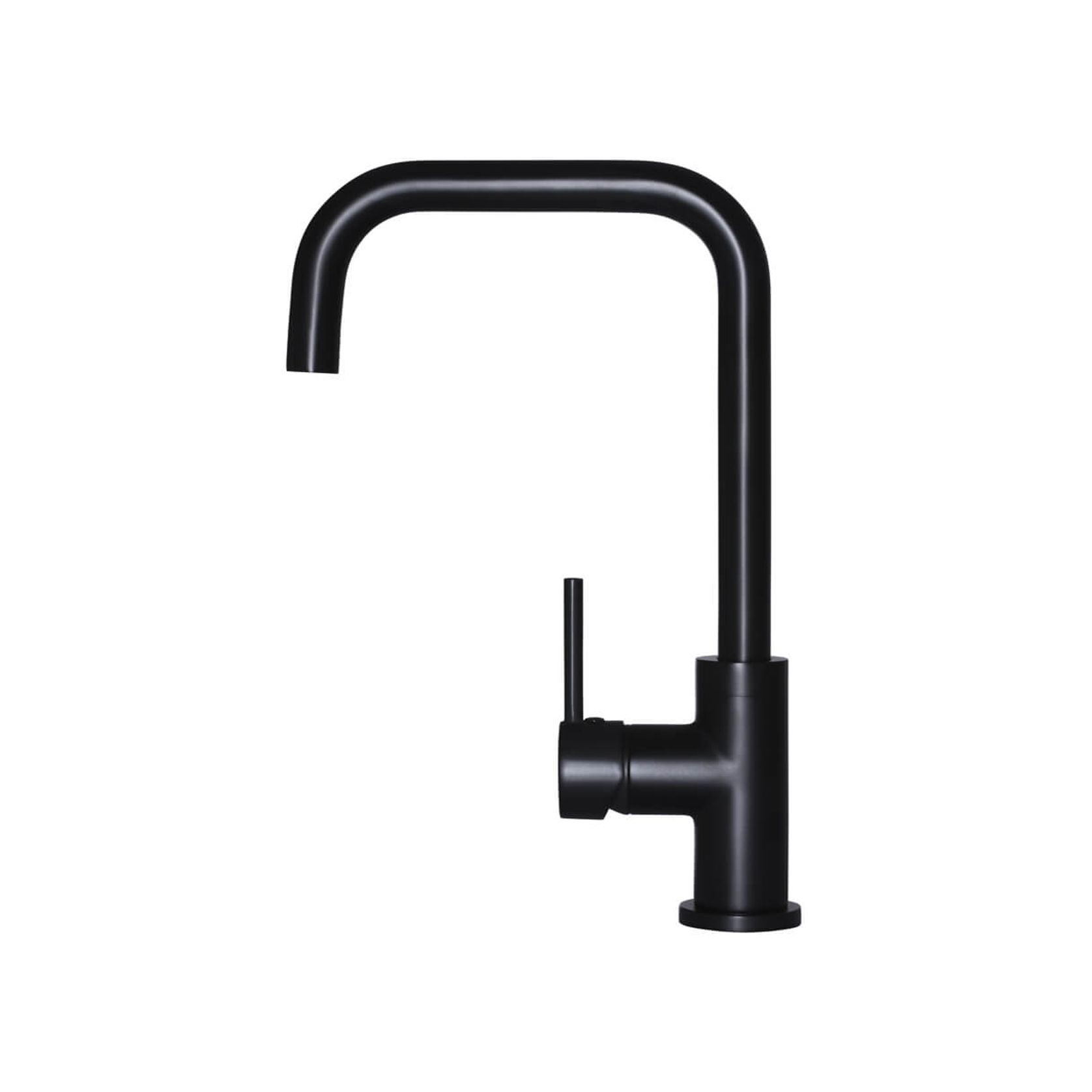 Round Kitchen Mixer Tap - Matte Black gallery detail image