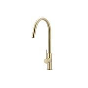 Round Piccola Pull Out Kitchen Mixer Tap - Tiger Bronze gallery detail image