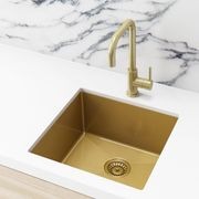 Kitchen Sink - Single Bowl 450 x 450 - Bronze Gold gallery detail image