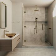 Milano 430 Round Vessel Basin Ambra Translucent gallery detail image