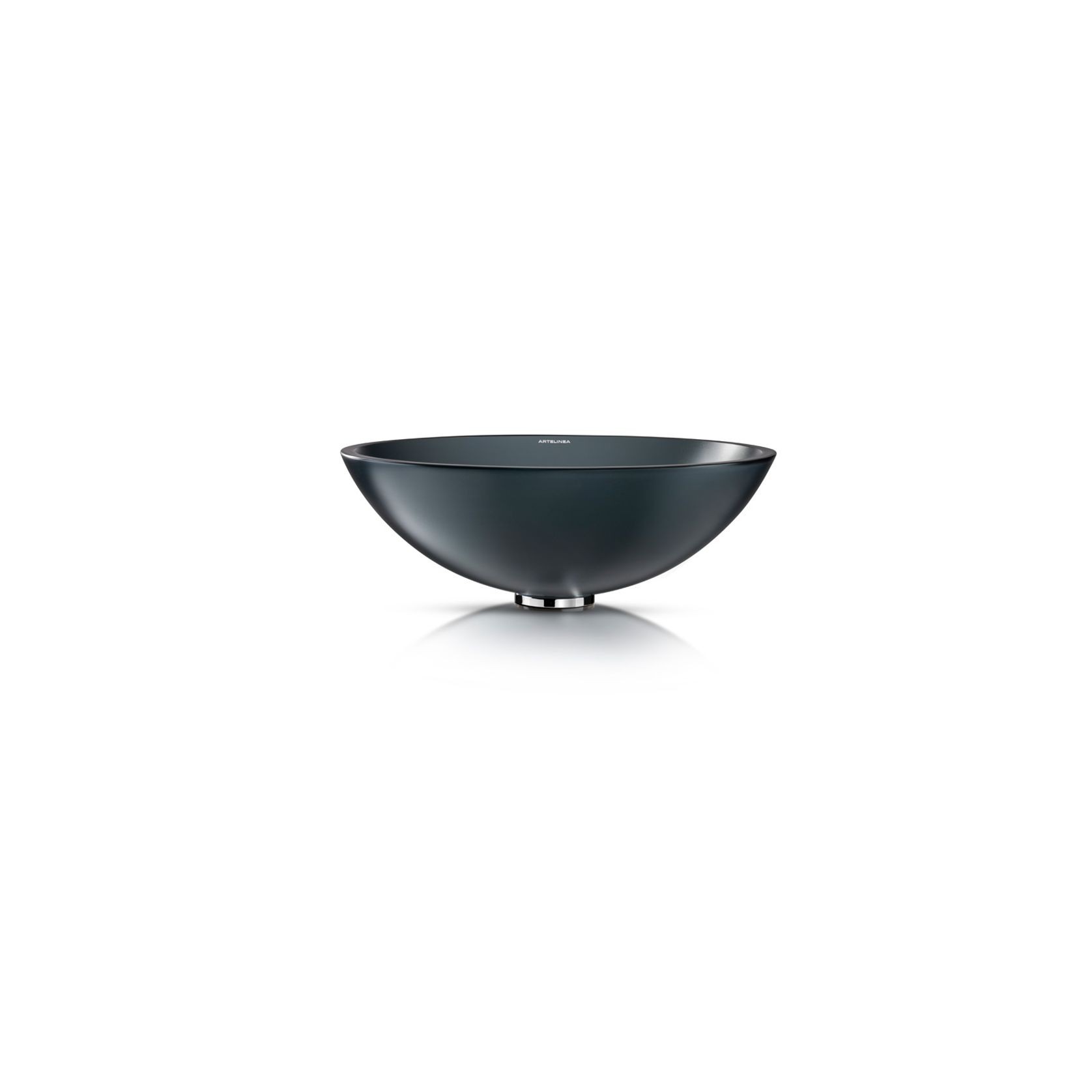 Milano 430 Round Vessel Basin Fume Satin gallery detail image