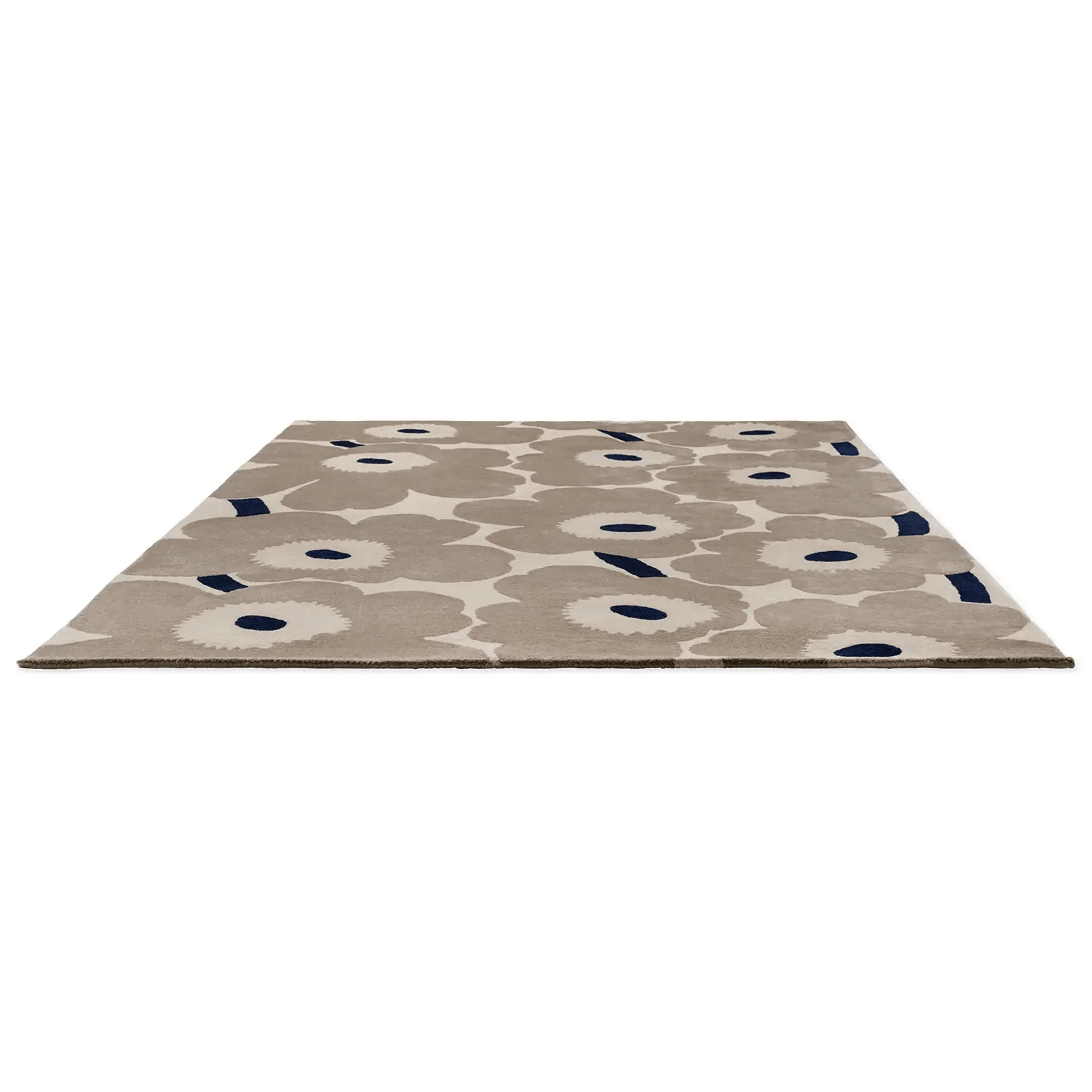 Marimekko Unikko - Greige | 100% Wool Designer Floor Rug gallery detail image