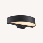 Monay Round Solar Wall Light gallery detail image