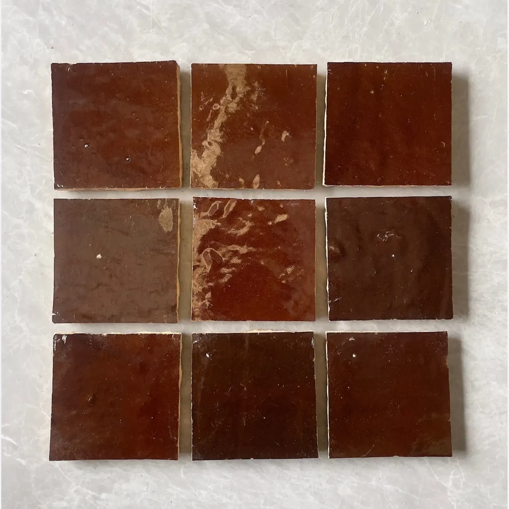 Chocolate Square Moroccan Zellige gallery detail image