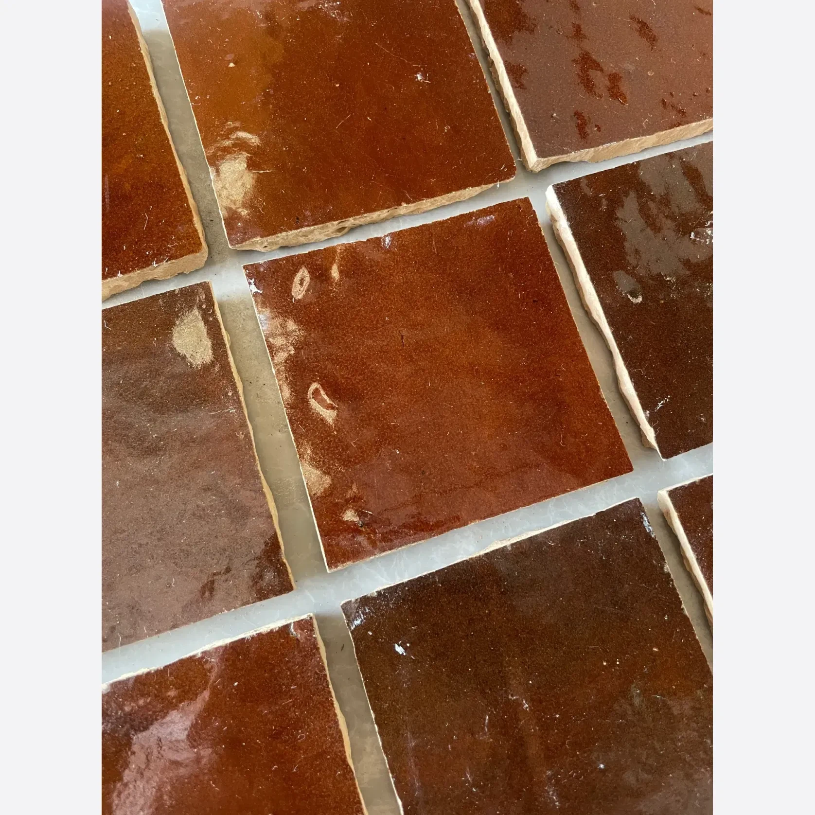 Chocolate Square Moroccan Zellige gallery detail image