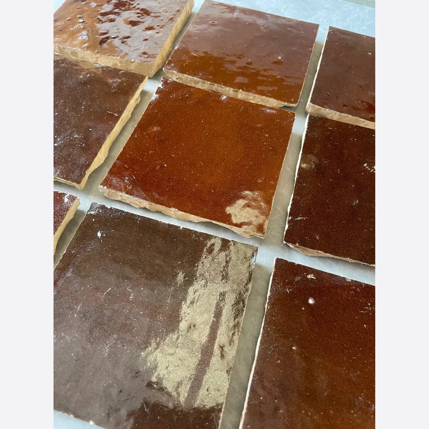 Chocolate Square Moroccan Zellige gallery detail image