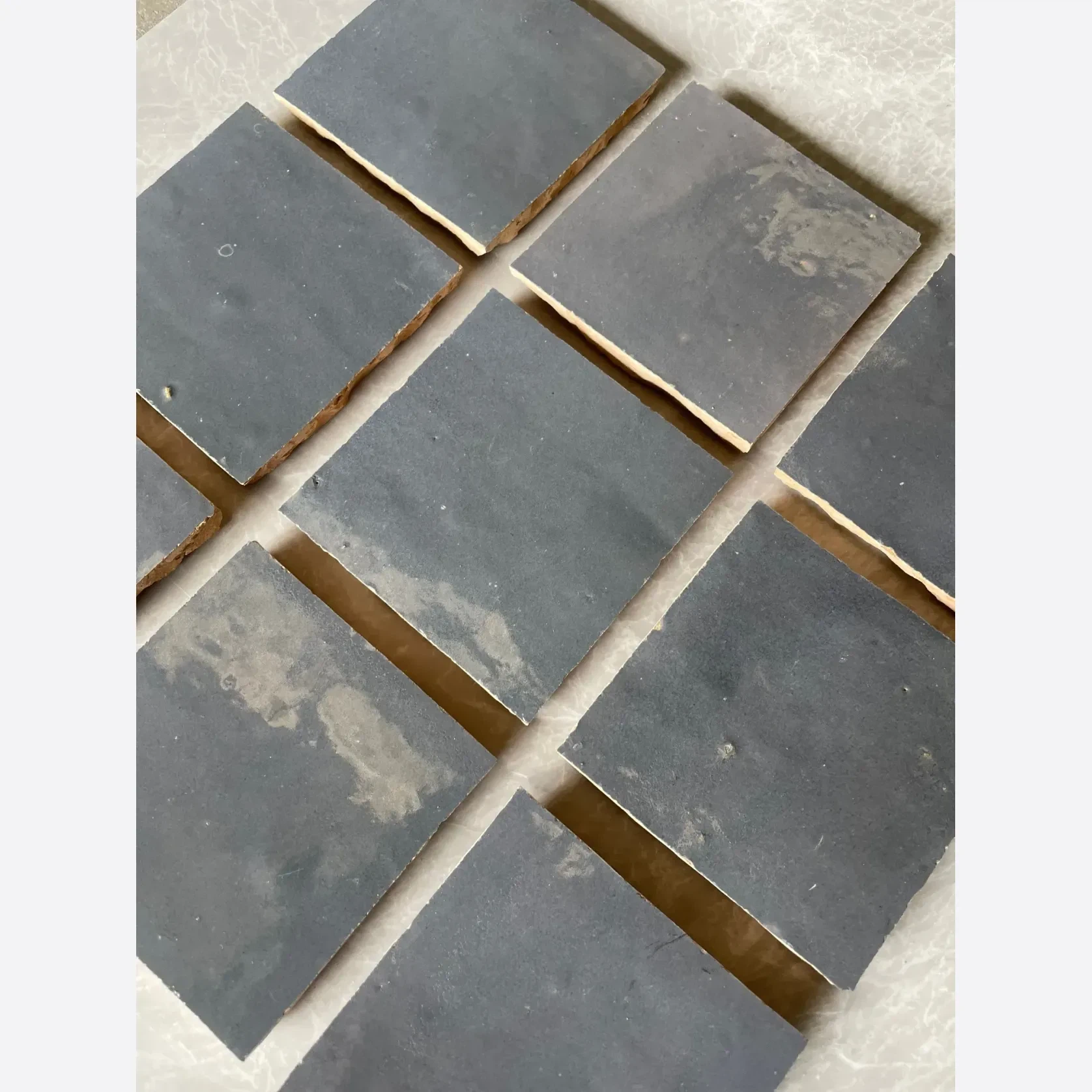 Dark Grey Square Moroccan Zellige gallery detail image