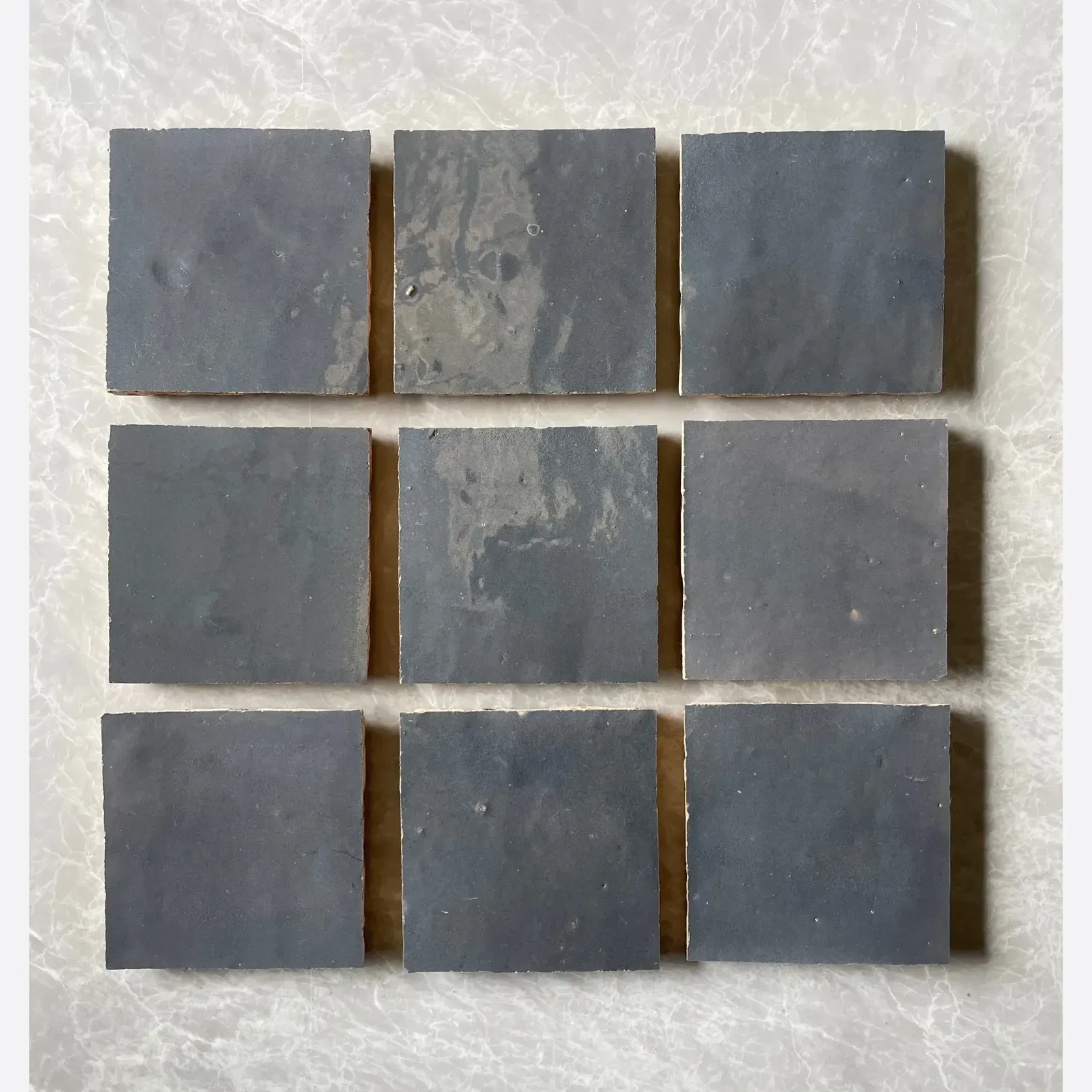 Dark Grey Square Moroccan Zellige gallery detail image