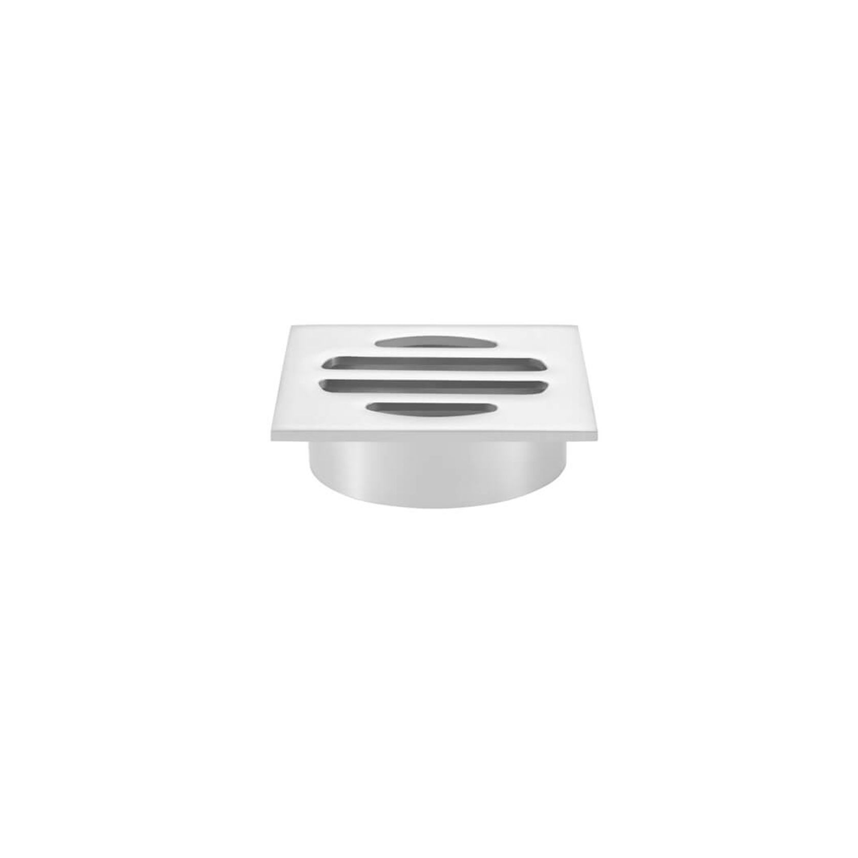 Square Floor Grate Shower Drain 50mm outlet - Polished Chrome gallery detail image