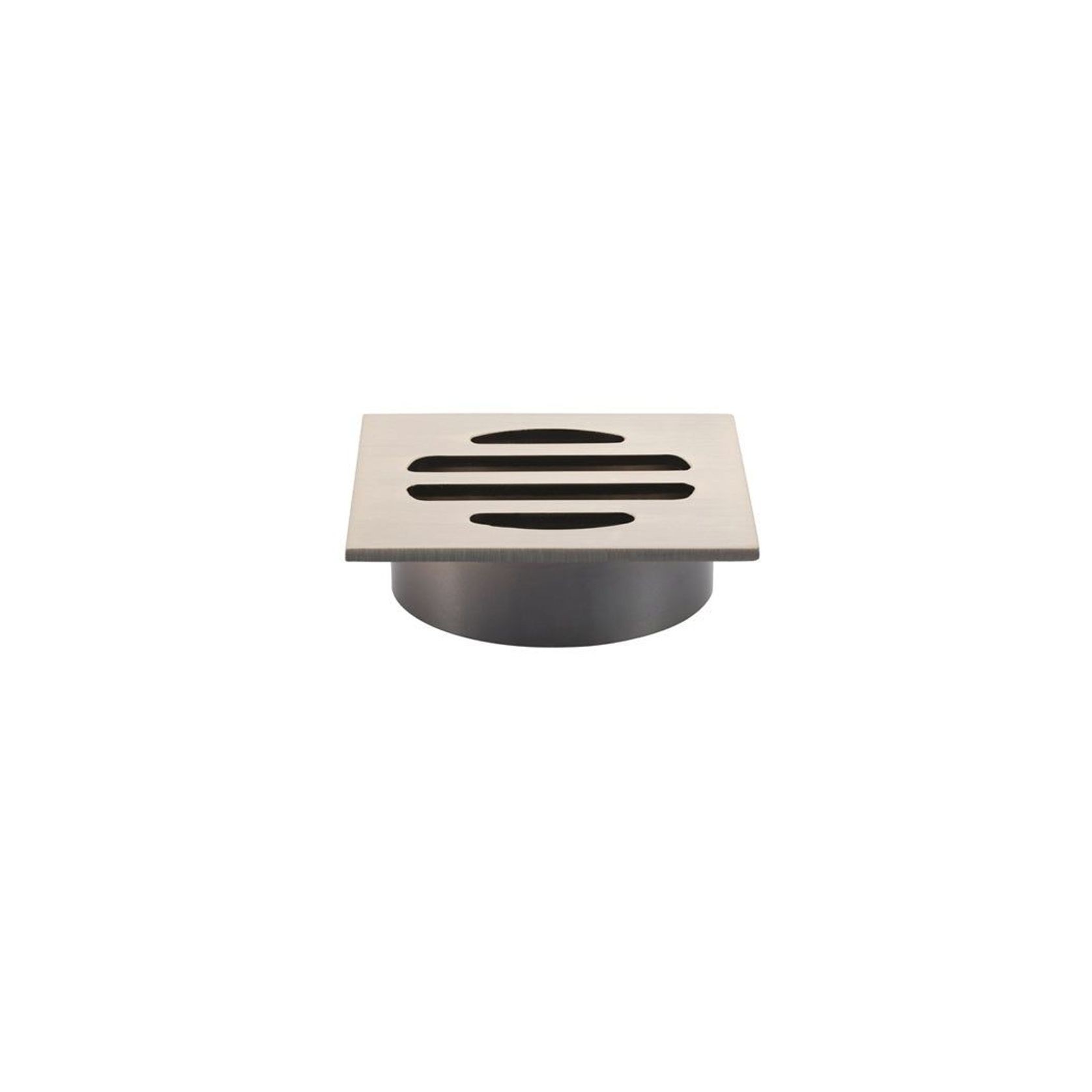 Square Floor Grate Shower Drain 50mm outlet - Champagne gallery detail image