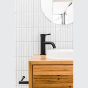 Round Toilet Roll Holder - Matte Black gallery detail image