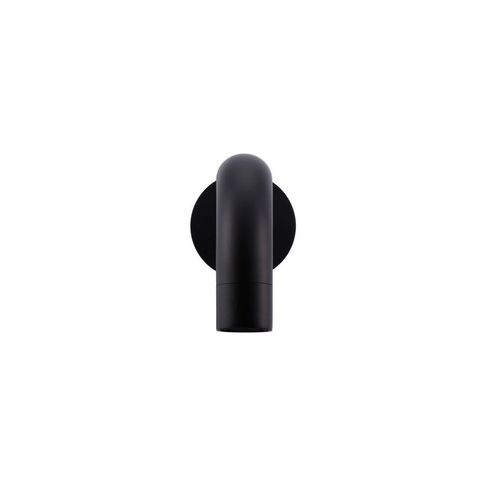 Round Curved Spout - Matte Black gallery detail image